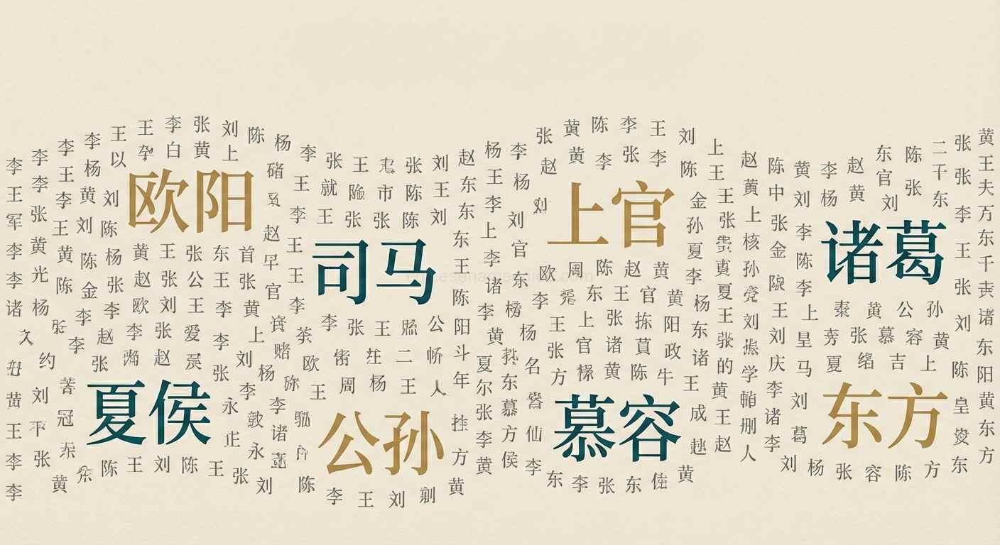 Beyond Li and Wang: The Hidden World of Chinese Compound Surnames (复姓)