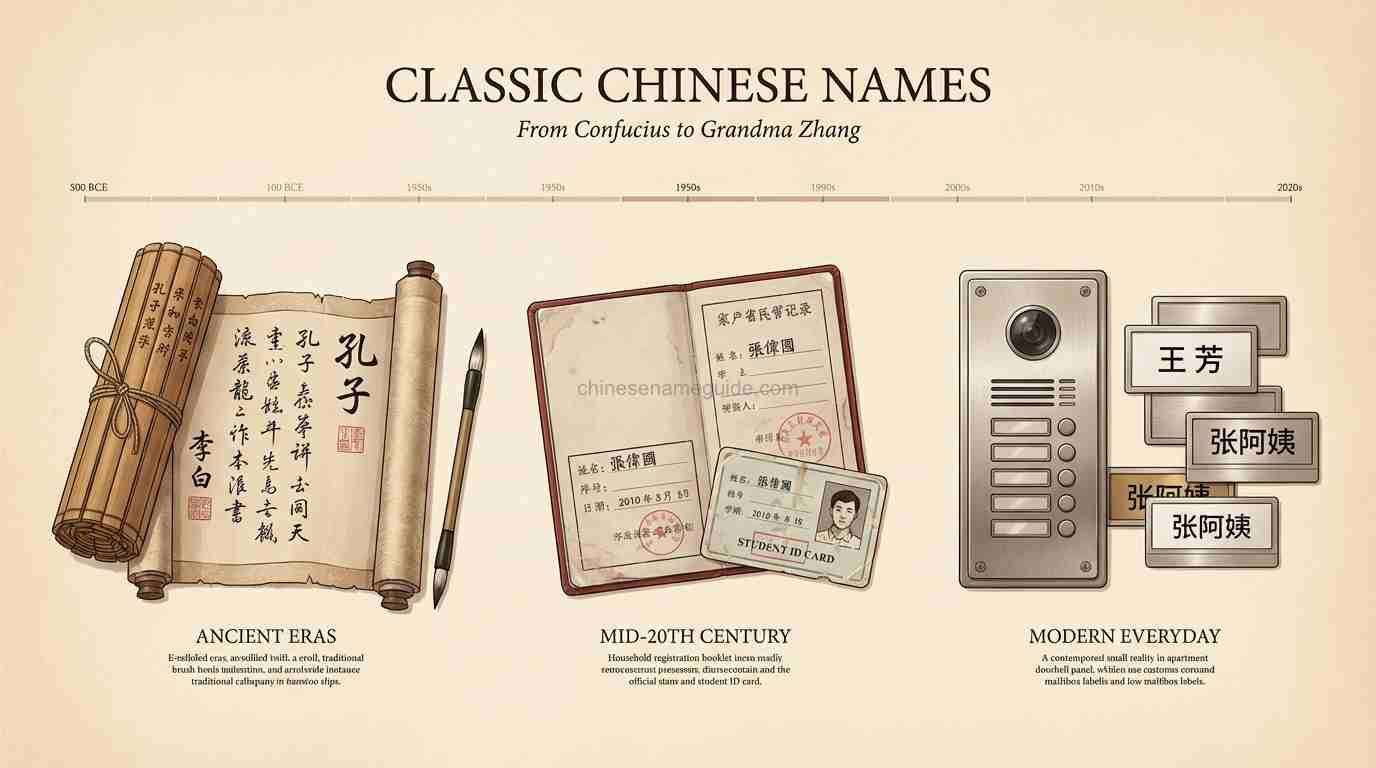 What Counts as a *Classic* Chinese Name? From Confucius to Grandma Zhang
