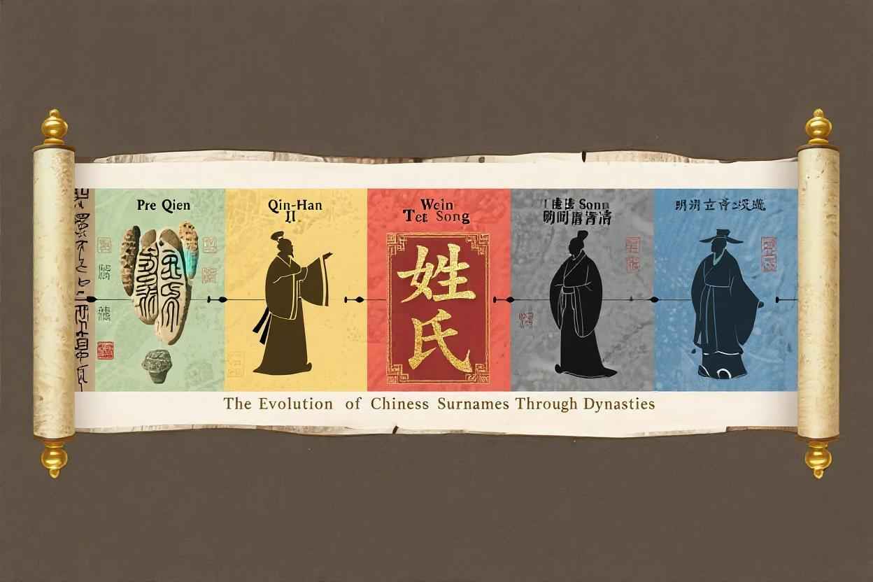 The Evolution of Chinese Surnames Through Dynasties